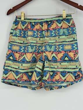 Patagonia Baggies 5" Swim Shorts Women's Size S High Hopes Geo Multi